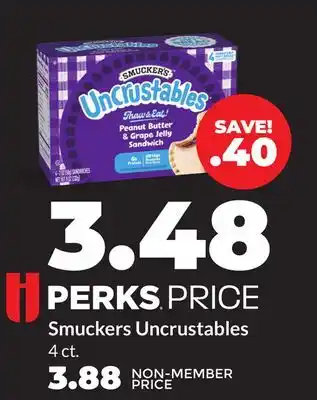Hy-Vee Smuckers Uncrustables offer