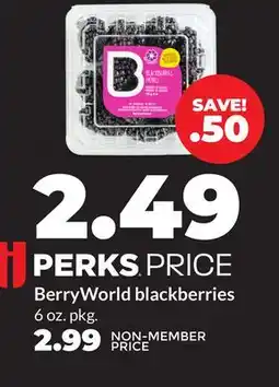 Hy-Vee BerryWorld blackberries offer