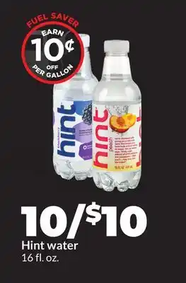 Hy-Vee Hint water offer