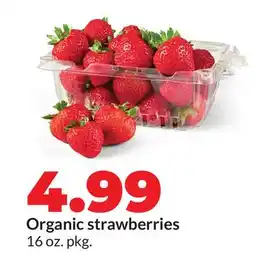 Hy-Vee Organic strawberries offer