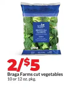 Hy-Vee Braga Farms cut vegetables offer