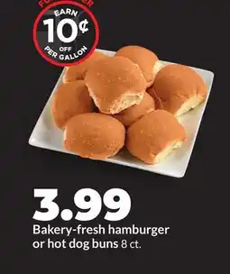 Hy-Vee Bakery-fresh hamburger or hot dog buns offer