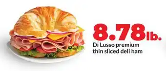 Hy-Vee Di Lusso premium thin sliced deli ham offer