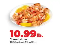Hy-Vee Cooked shrimp offer