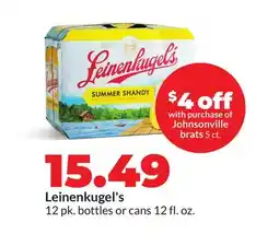 Hy-Vee Leinenkugel's offer