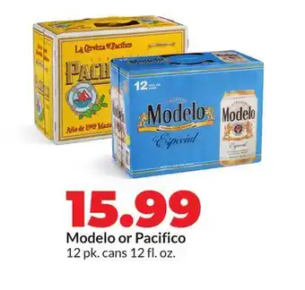 Hy-Vee Modelo or Pacifico offer