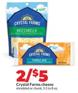 Hy-Vee Crystal Farms cheese offer