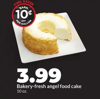 Hy-Vee Bakery-fresh angel food cake offer