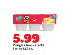 Hy-Vee Pringles snack stacks offer