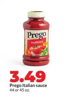Hy-Vee Prego Italian sauce offer