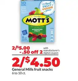 Hy-Vee General Mills fruit snacks offer
