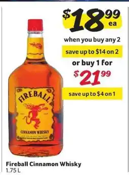 Winn Dixie Fireball Cinnamon Whisky offer