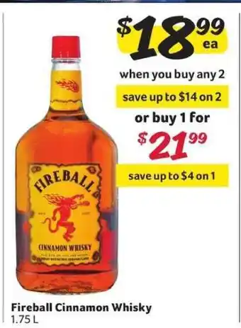 Winn Dixie Fireball Cinnamon Whisky offer