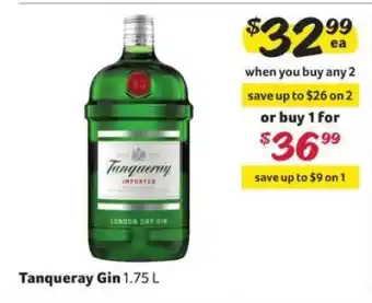 Winn Dixie Tanqueray Gin offer