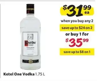 Winn Dixie Ketel One Vodka offer