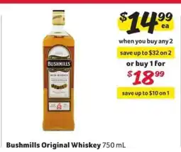 Winn Dixie Bushmills Original Whiskey offer