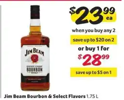 Winn Dixie Jim Beam Bourbon & Select Flavors offer