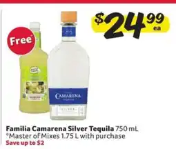 Winn Dixie Familia Camarena Silver Tequila offer