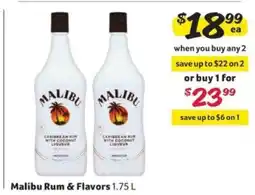 Winn Dixie Malibu Rum & Flavors offer