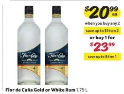 Winn Dixie Flor de Cana Gold or White Rum offer