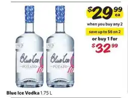 Winn Dixie Blue Ice Vodka offer