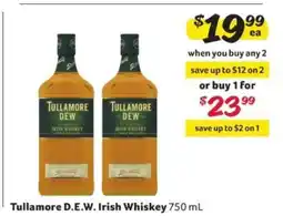 Winn Dixie Tullamore D.E.W. Irish Whiskey offer