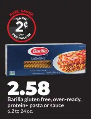 Hy-Vee Barilla Lasagne offer