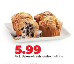 Hy-Vee Bakery Fresh Jumbo Muffins offer