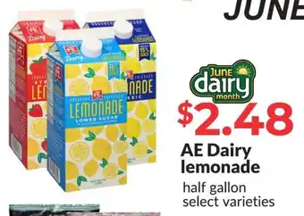 Hy-Vee AE Dairy lemonade offer