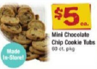 ACME Mini Chocolate Chip Cookie Tubs offer