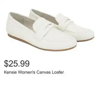Costco Kensie Women's Canvas Loafer offer