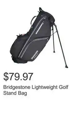 Costco Bridgestone Lightweight Golf Stand Bag offer