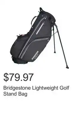 Costco Bridgestone Lightweight Golf Stand Bag offer
