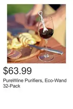 Costco PureWine Purifiers, Eco-Wand 32-Pack offer