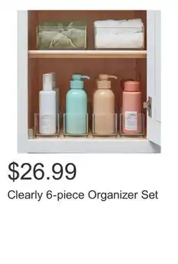 Costco Clearly 6-piece Organizer Set offer