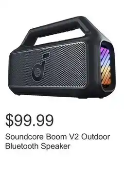 Costco Soundcore Boom V2 Outdoor Bluetooth Speaker offer