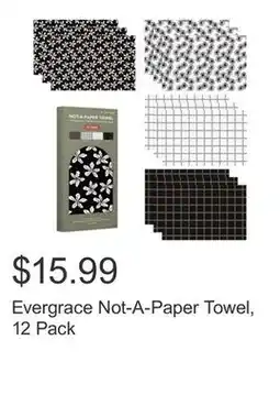 Costco Evergrace Not-A-Paper Towel, 12 Pack offer