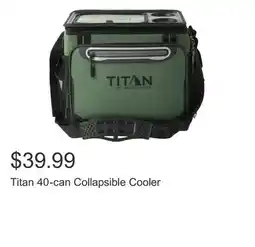 Costco Titan 40-can Collapsible Cooler offer