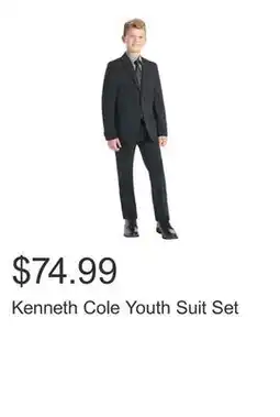 Costco Kenneth Cole Youth Suit Set offer