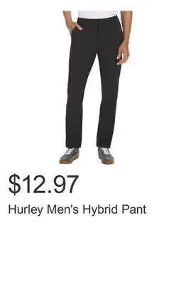 Costco Hurley Men's Hybrid Pant offer