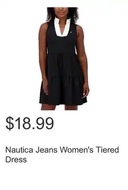 Costco Nautica Jeans Women's Tiered Dress offer