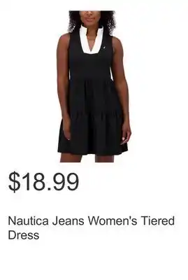 Costco Nautica Jeans Women's Tiered Dress offer