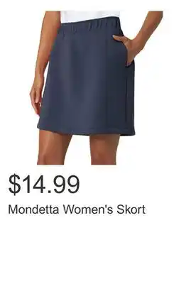 Costco Mondetta Women's Skort offer