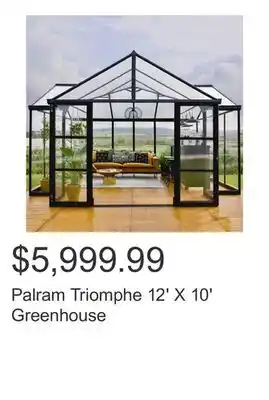 Costco Palram Triomphe 12' X 10' Greenhouse offer