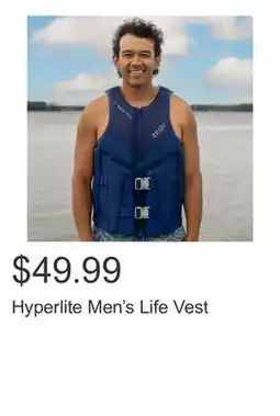 Costco Hyperlite Men's Life Vest offer
