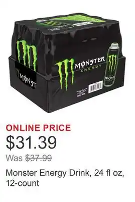 Costco Monster Energy Drink, 24 fl oz, 12-count offer