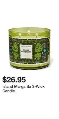 Bath & Body Works Island Margarita 3-Wick Candle offer