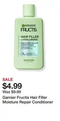 Ulta Beauty Garnier Fructis Hair Filler Moisture Repair Conditioner offer