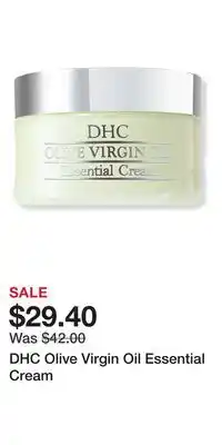 Ulta Beauty DHC Olive Virgin Oil Essential Cream offer