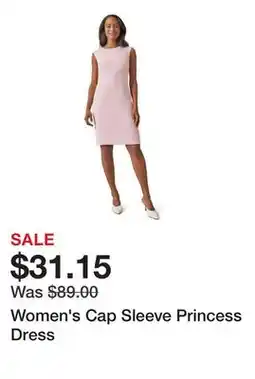 Belk Women's Cap Sleeve Princess Dress offer